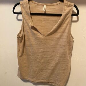 Wishlist Tan Sleeveless Tank Top